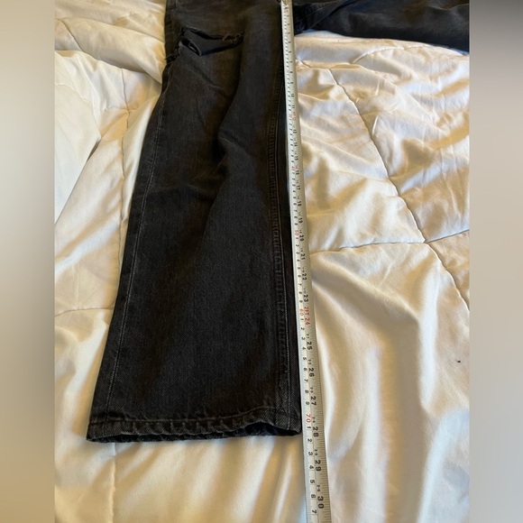 AGOLDE
90's High-Rise Loose Jeans. Black size 23  Grunge era distressed - Picture 14 of 14
